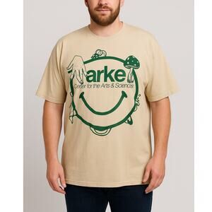 Market Beige Printed Short Sleeve T-Shirt Men's Size XXL